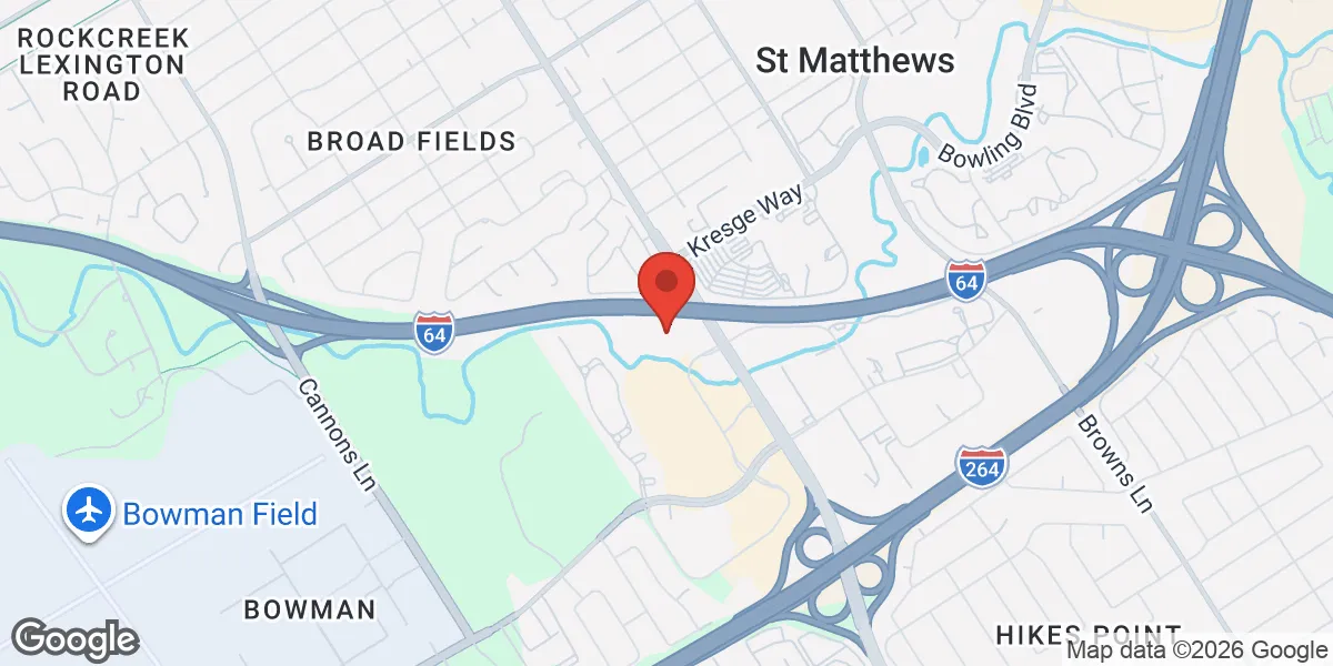 Map showing Tri-State Men's Health - Louisville location