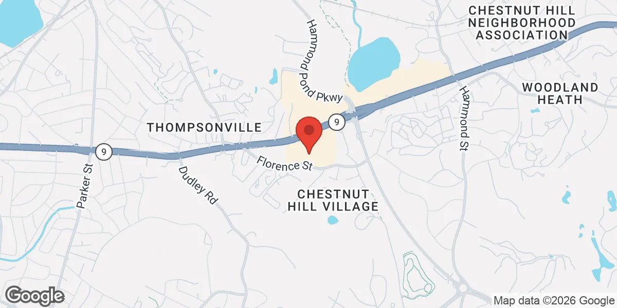 Map showing Men's Health Boston location