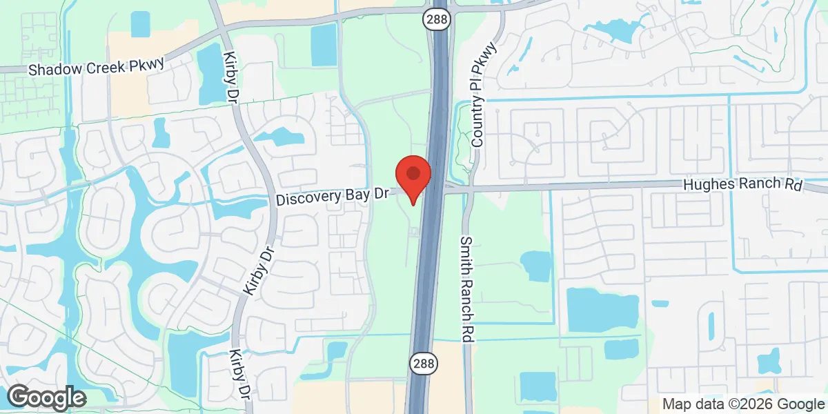 Map showing Men's T Clinic® - Pearland location