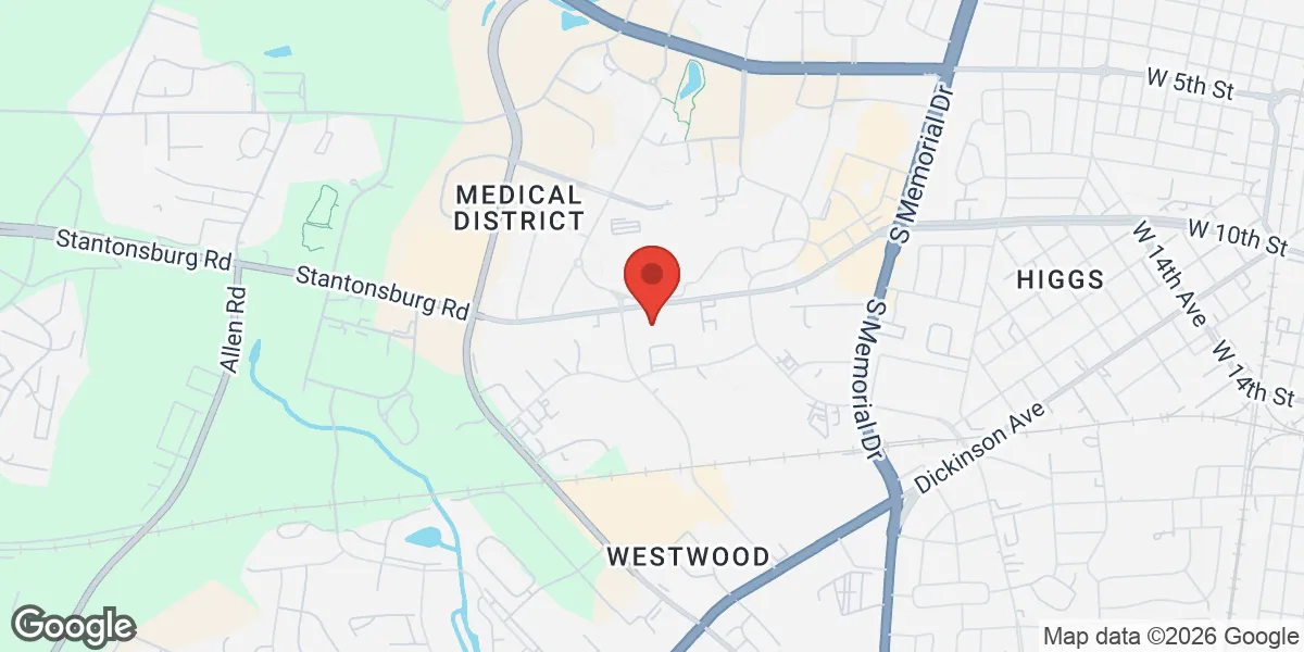 Map showing Renew Vitality Testosterone Clinic of Greenville location