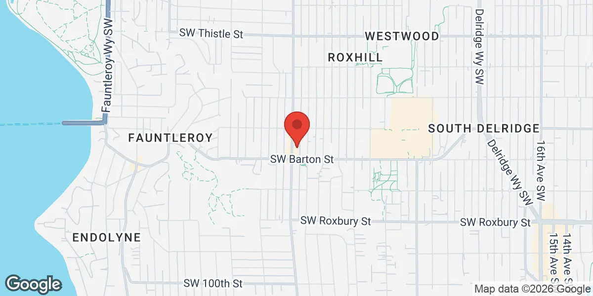 Map showing Anti-Aging Northwest location