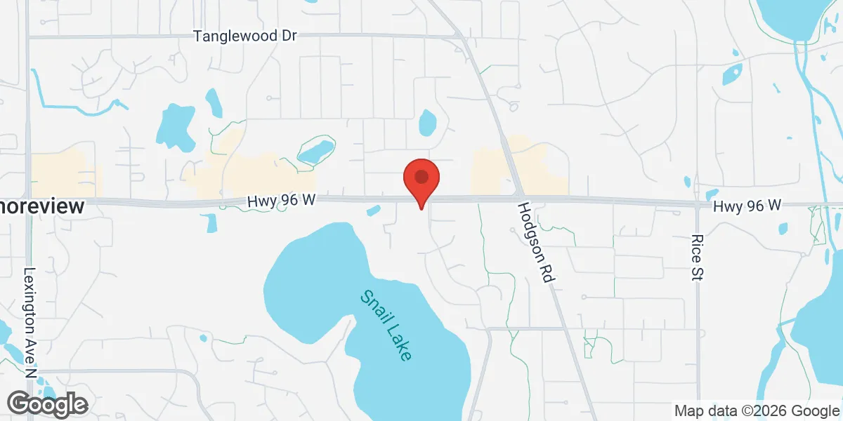 Map showing Minnesota Vitality and Anti-Aging Center location