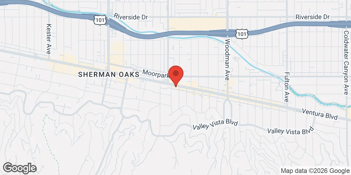 Map showing AlphaMan Men's Health TRT & Weight Loss Clinic Los Angeles location
