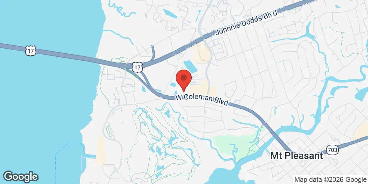 Map showing Better Life Carolinas location