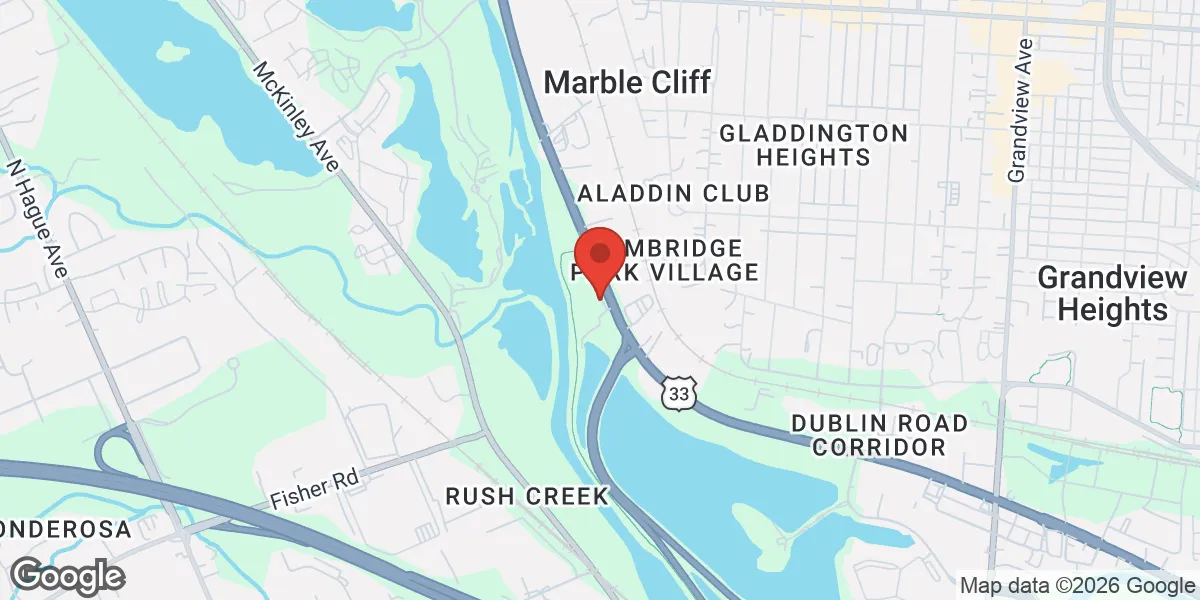 Map showing Gameday Men's Health Grandview Heights TRT Clinic location