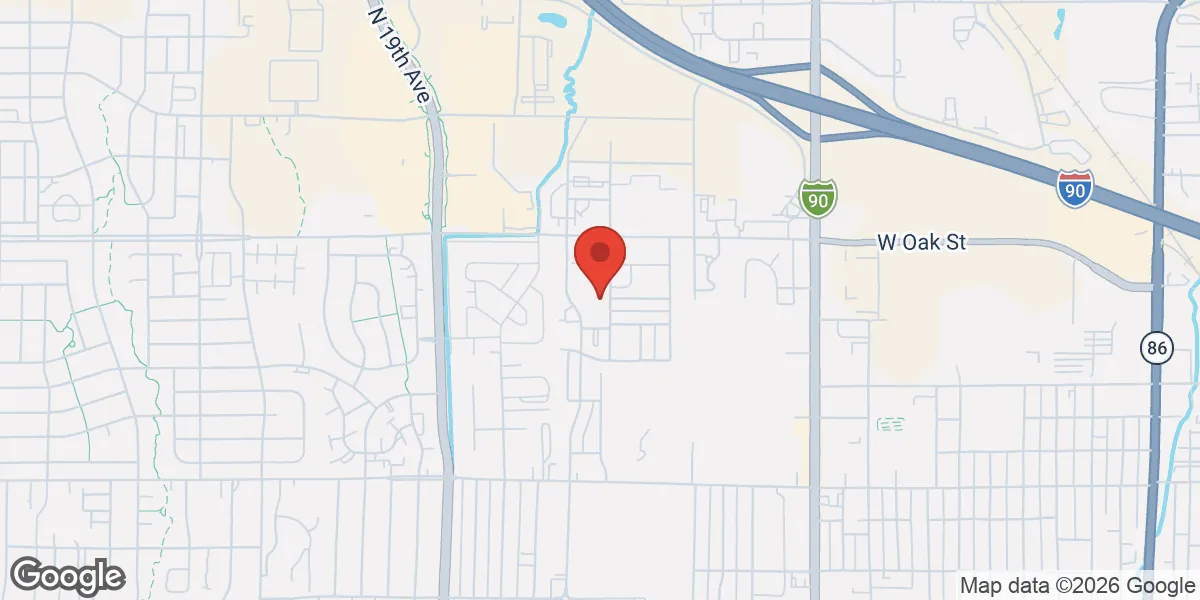 Map showing Gameday Men's Health Bozeman TRT, Weight Loss, ED Clinic location