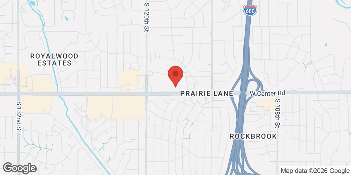 Map showing Mantality Health Omaha, Nebraska location