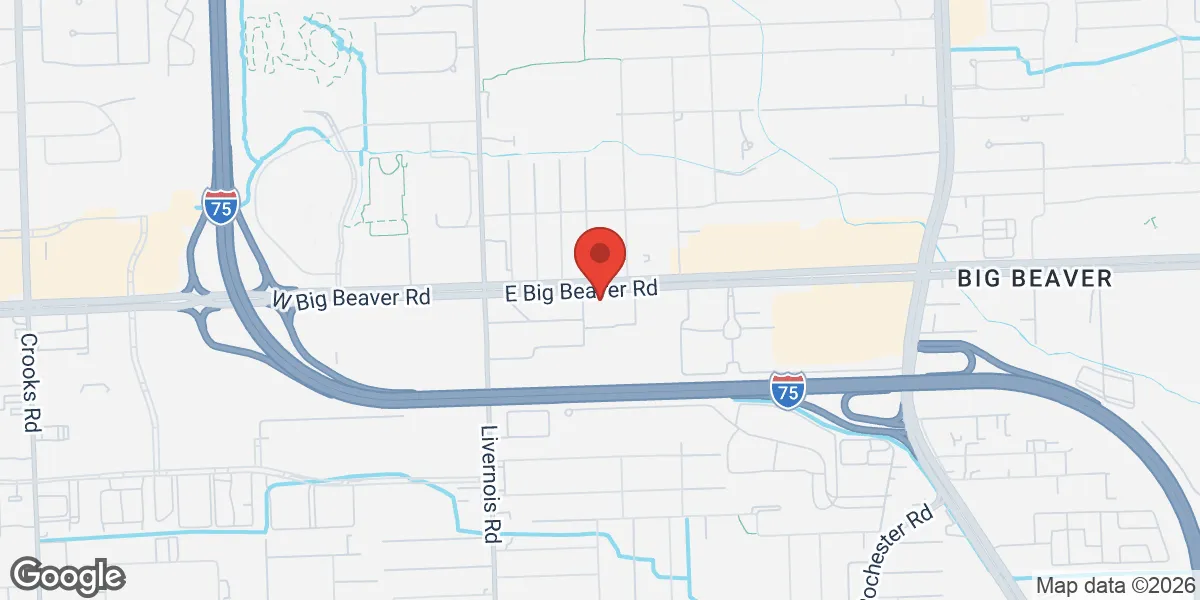 Map showing Renew Vitality Testosterone Clinic of Troy location