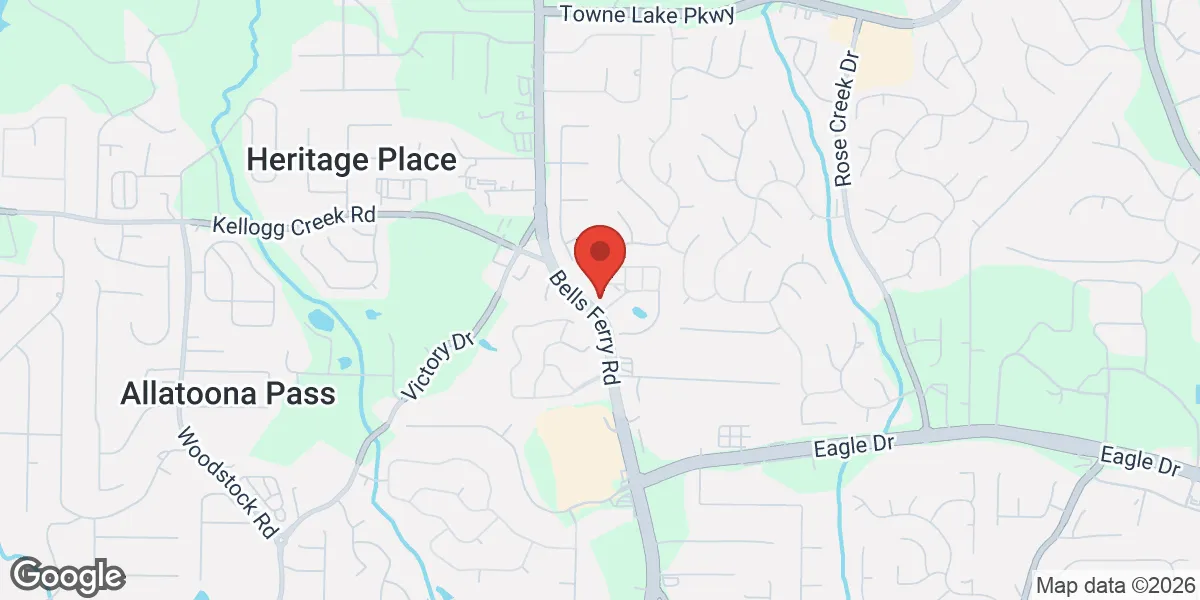 Map showing Meridian Health & Wellness location