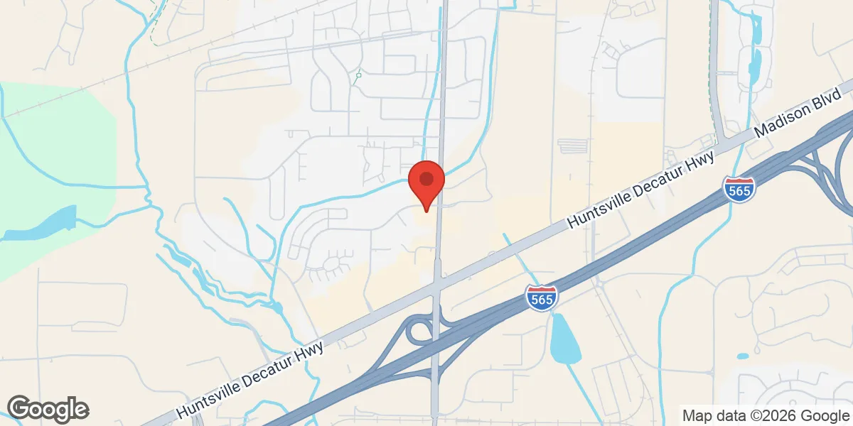 Map showing Hormone Health and Weight Loss of Huntsville location