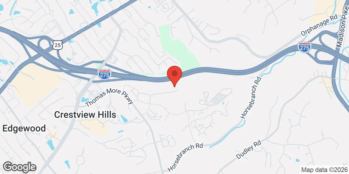 Map showing Gameday Men's Health Fort Mitchell ED, Weight Loss and TRT Clinic location