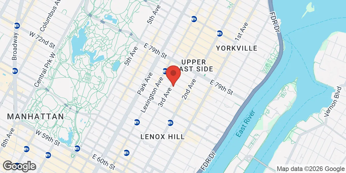 Map showing Inga Zilberstein, MD location