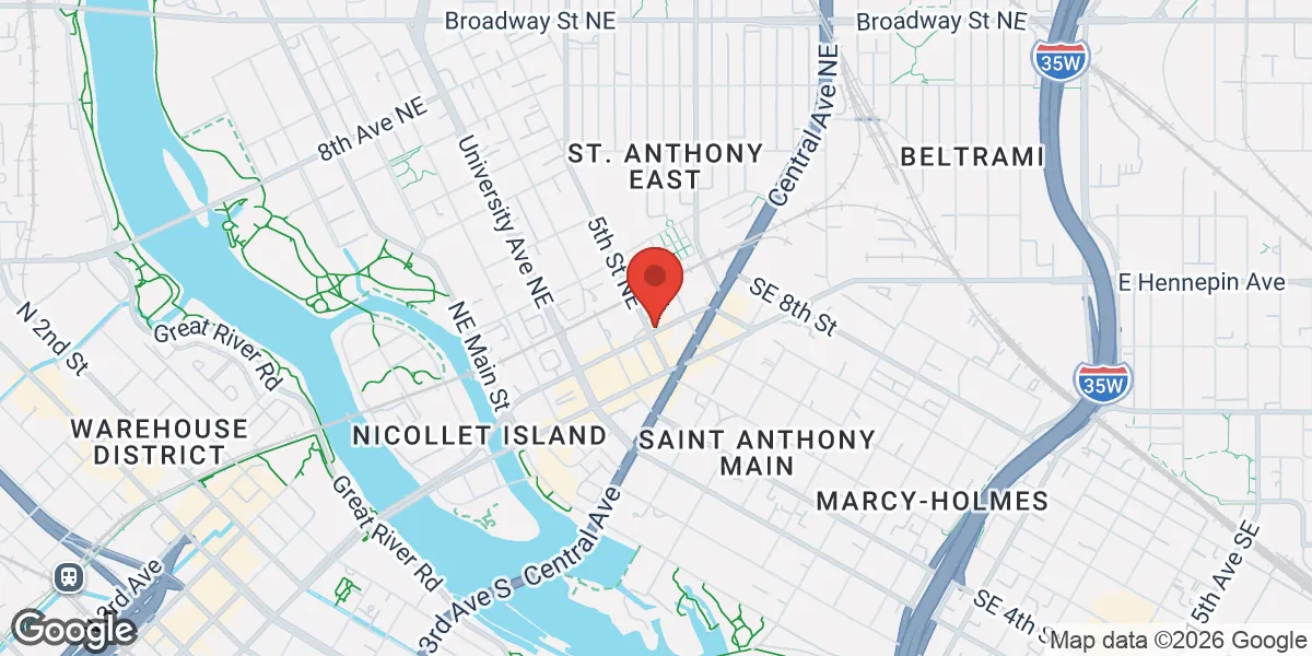 Map showing Vitality Testosterone Replacement Therapy Clinic location