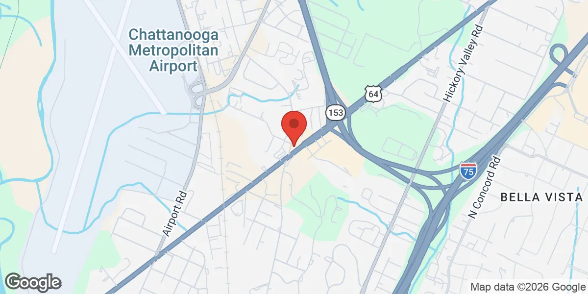 Map showing Optimize U - Chattanooga | Hormone Clinic location