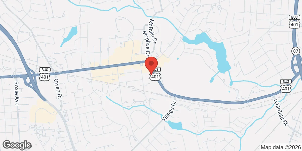 Map showing Cenegenics North Carolina location