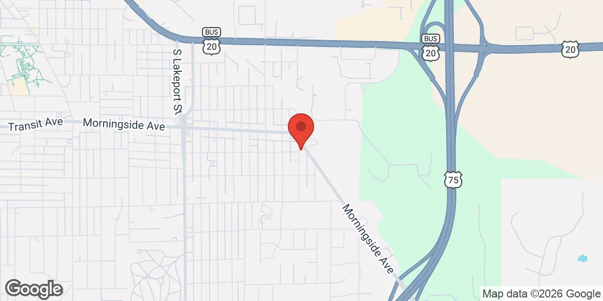 Map showing Prosper Health and Aesthetics location