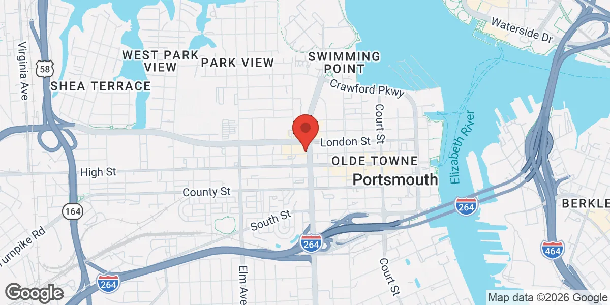 Map showing Ageless Male Testosterone Clinic location