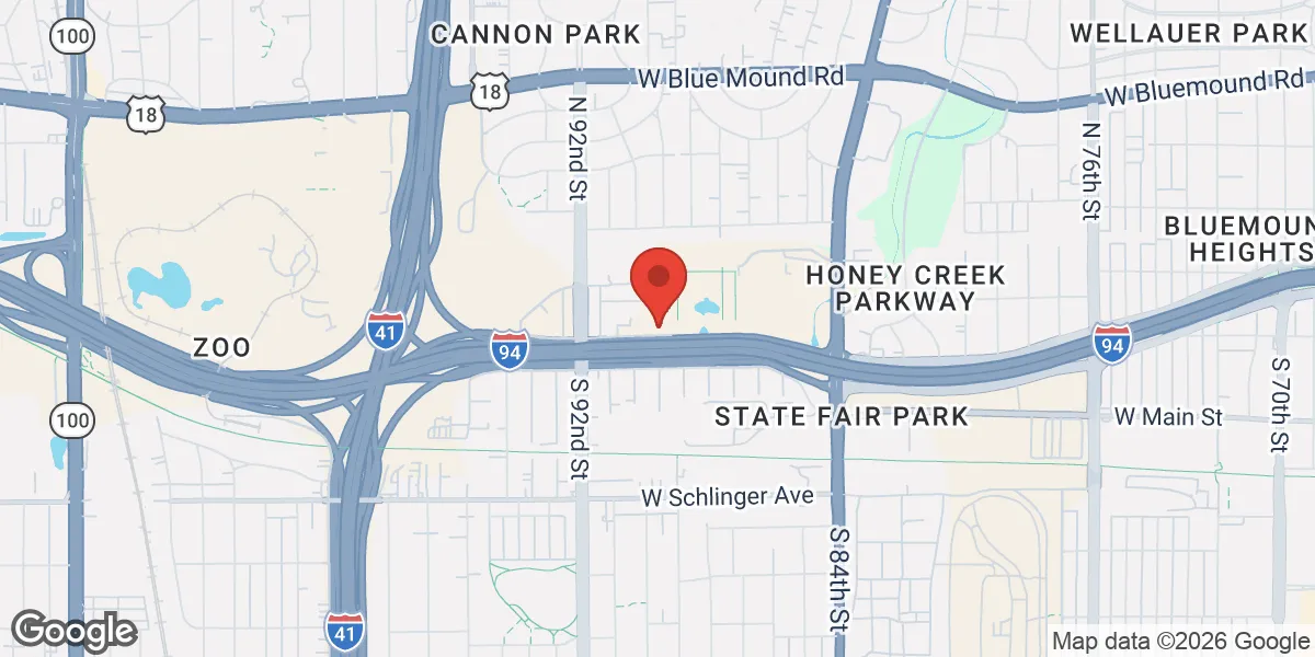 Map showing BodyLogicMD of Milwaukee location