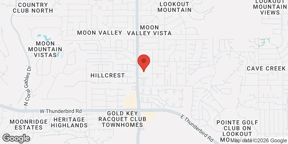 Map showing Marcus Clinic: Testosterone and Mental Health - Phoenix location