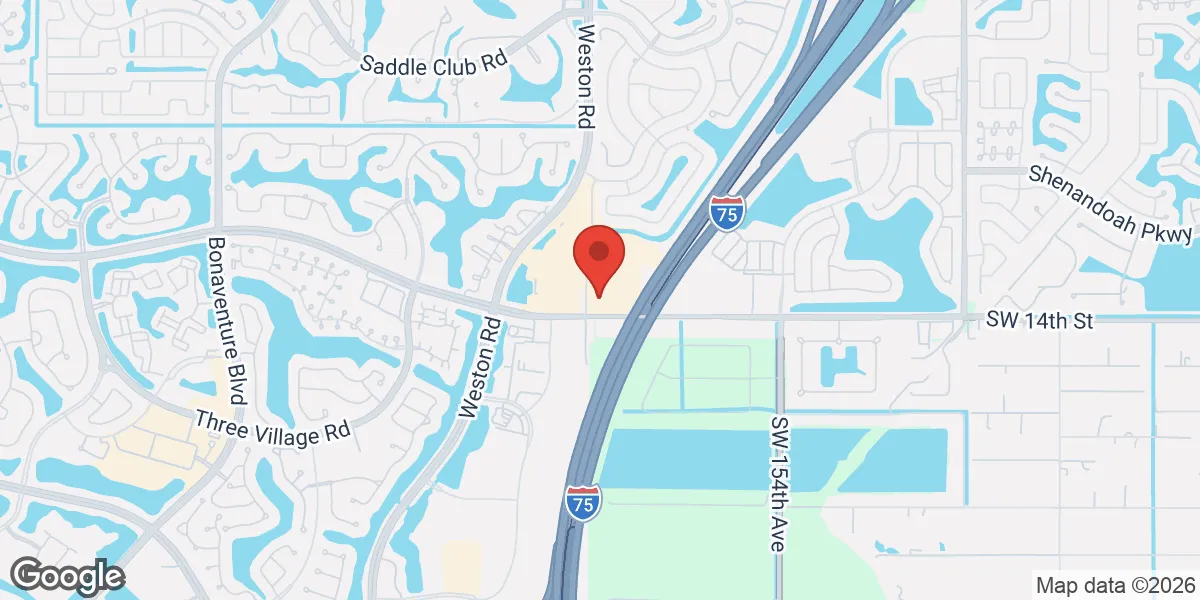 Map showing South Florida Men's Health location