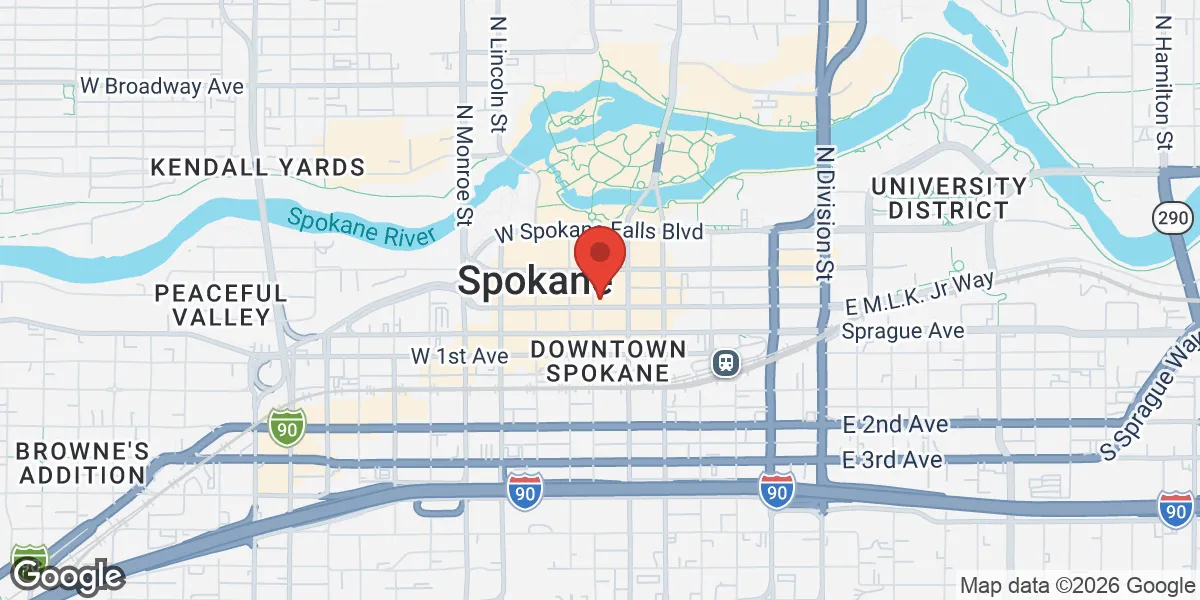 Map showing Calming Spaces Mental Health - NM location