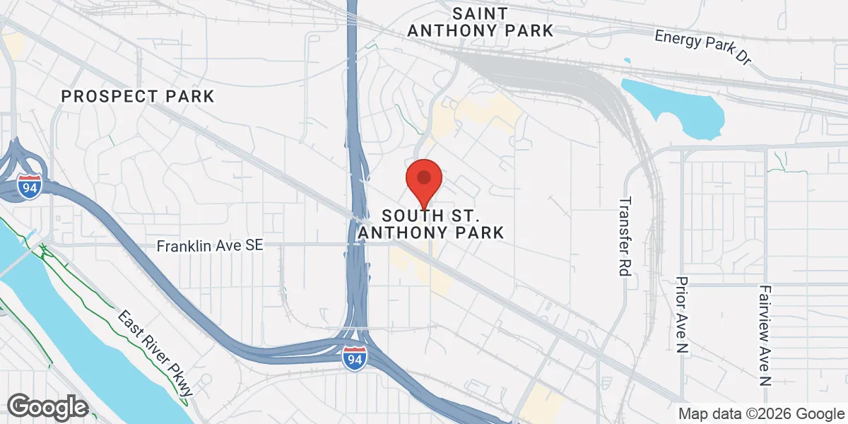 Map showing Renew Vitality Testosterone Clinic of St Paul location