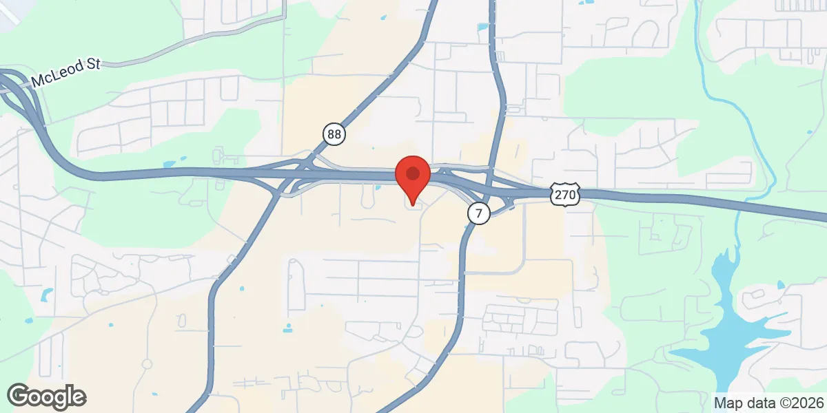 Map showing Low T Center Hot Springs | Men's Health & TRT Clinic location