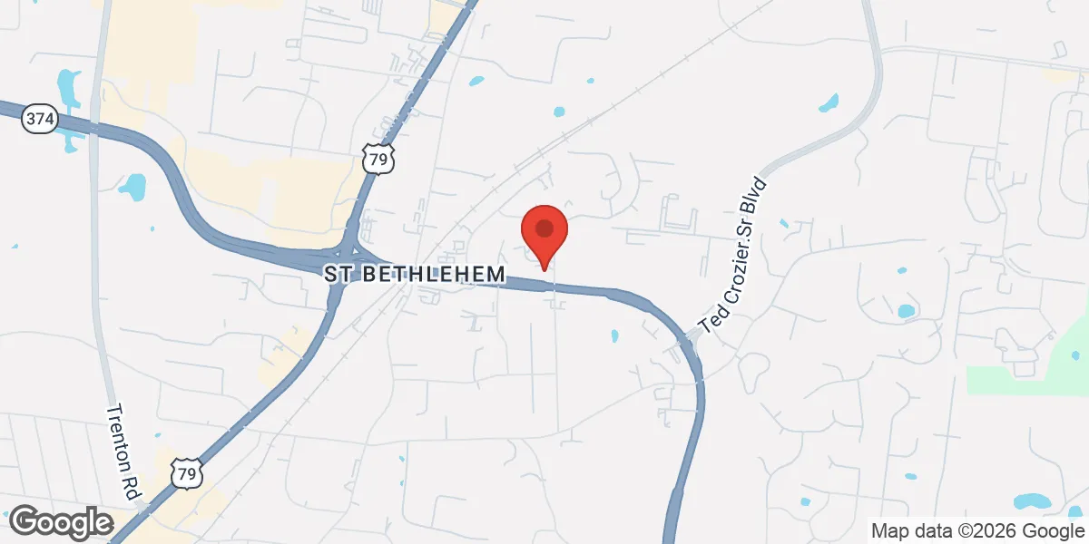 Map showing Tennessee Men's Clinic of Clarksville, Powered by Menspro™ location