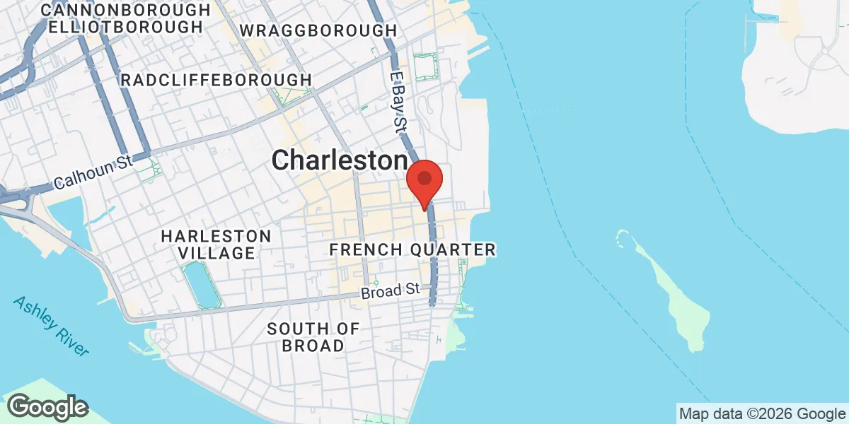 Map showing Renew Vitality Testosterone Clinic of Charleston location