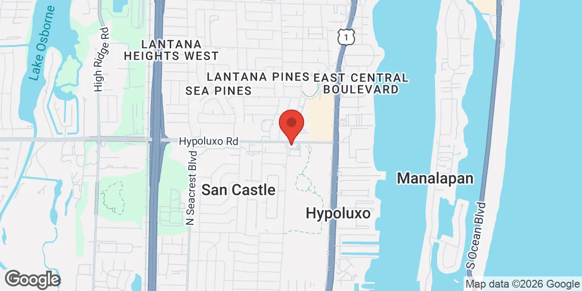 Map showing Atlantic TRT location