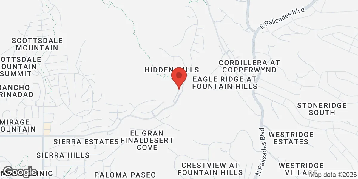 Map showing Renew Vitality Testosterone Clinic of Scottsdale location