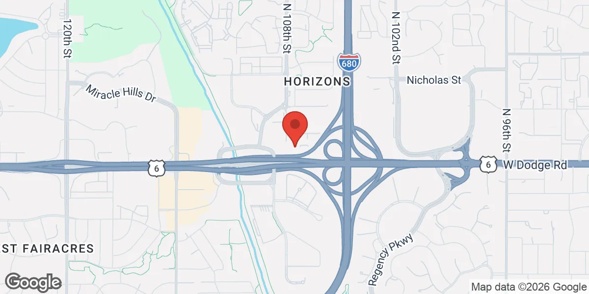 Map showing Renew Vitality Testosterone Clinic of Omaha location