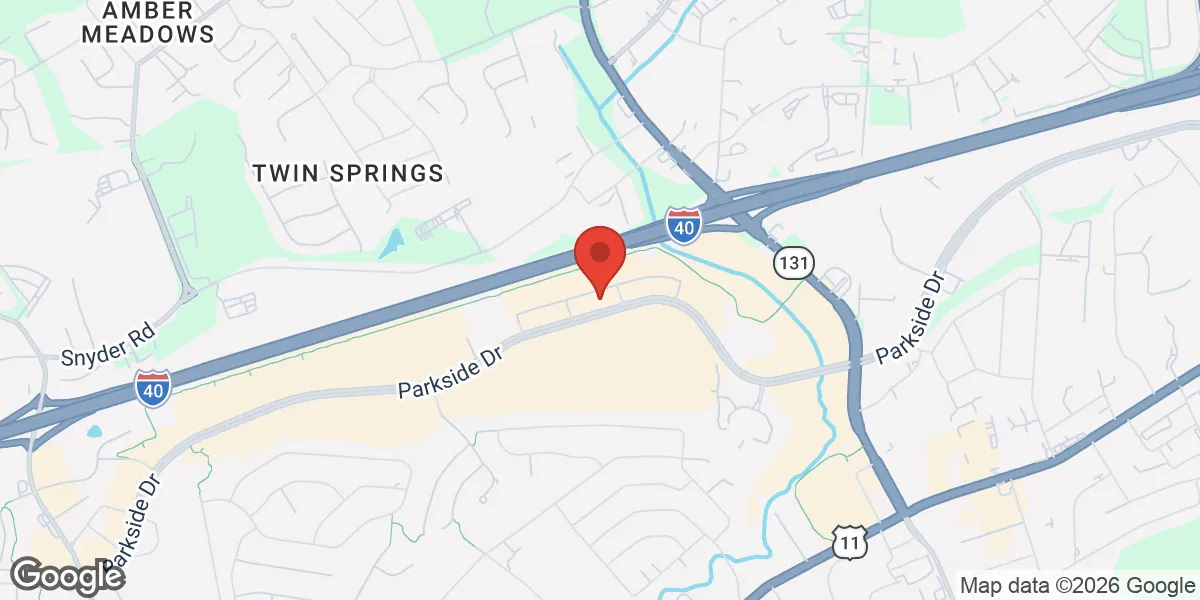 Map showing Low T Center Knoxville | Men's Health & TRT Clinic location