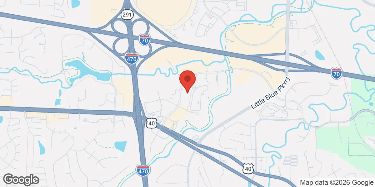 Map showing Low T Center Independence | Men's Health & TRT Clinic location