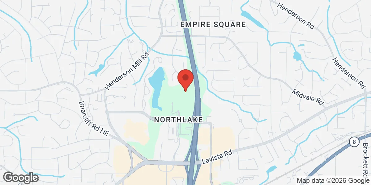 Map showing Renew Vitality Testosterone Clinic of Atlanta location