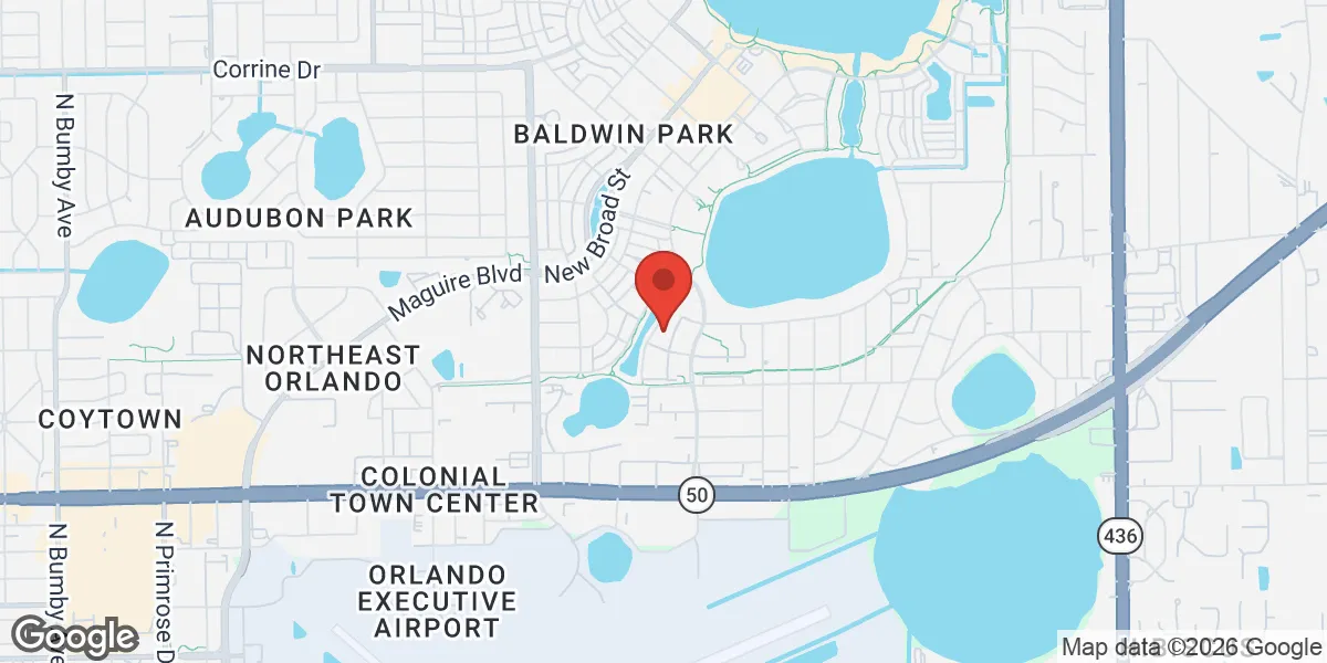 Map showing BioDesign Men's Clinic of Orlando location