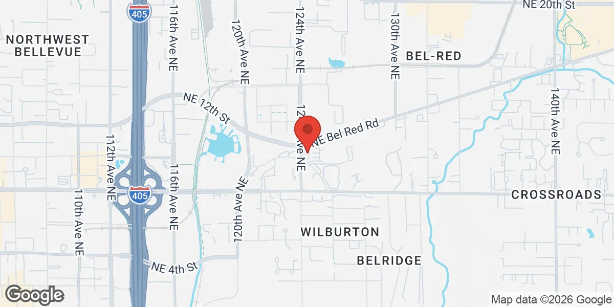 Map showing Washington Vitality Centers location