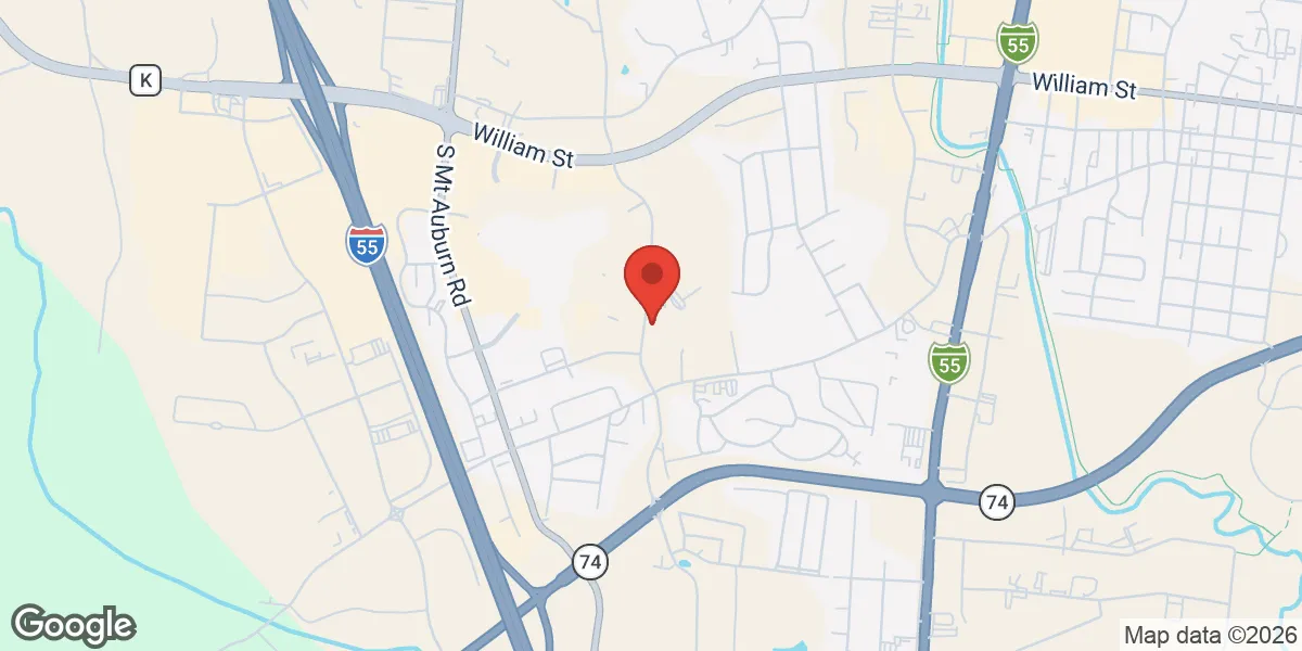 Map showing Optimize U - Cape Girardeau | Hormone & Cryotherapy Clinic location