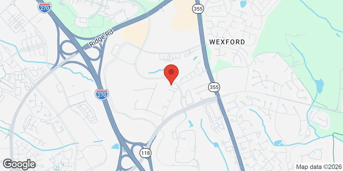 Map showing Renew Vitality Testosterone Clinic of Germantown location