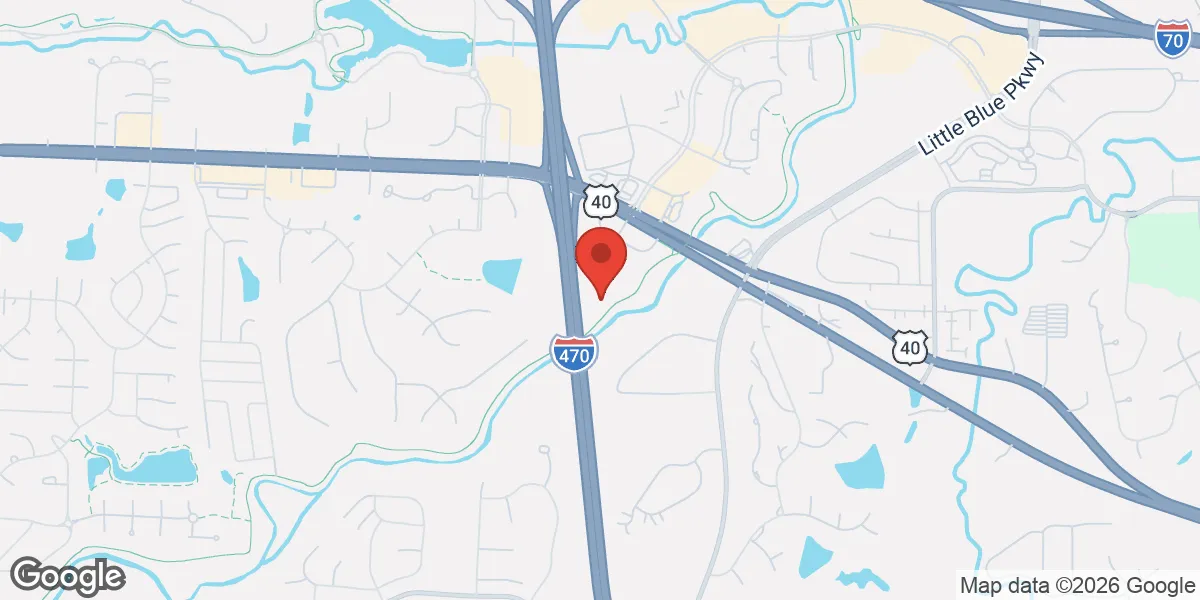 Map showing Heartland Men's Health - Independence location