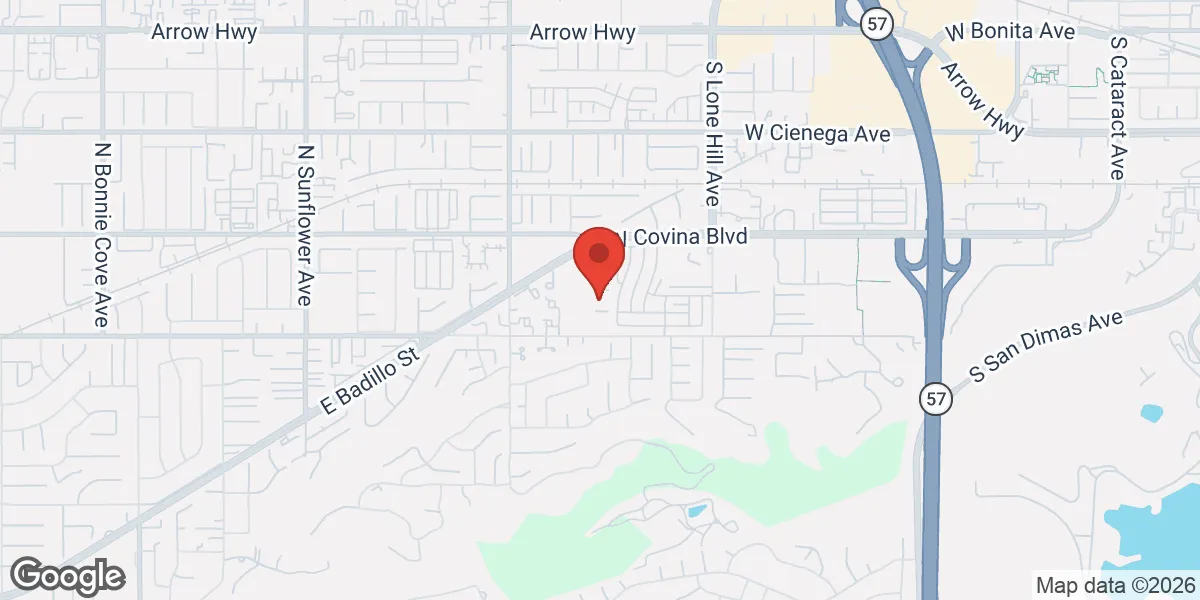 Map showing Gameday Men's Health San Dimas TRT Clinic location