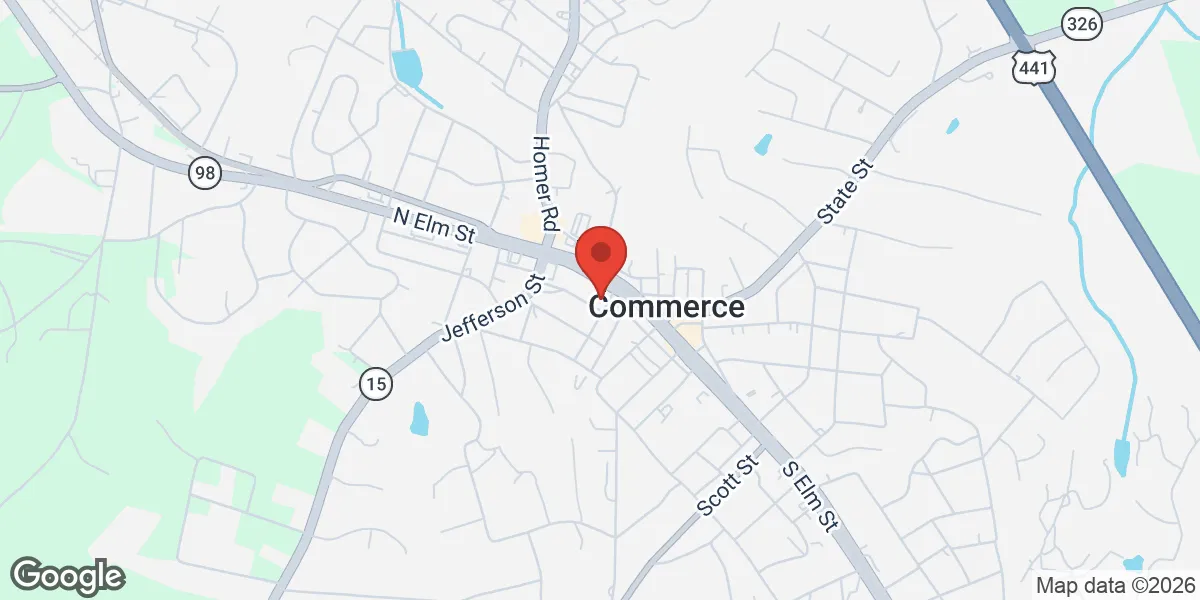 Map showing Peak Strength and Wellness Clinic location