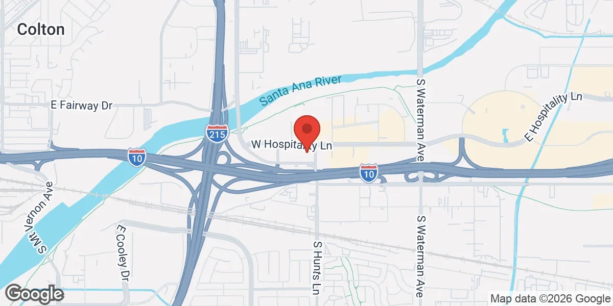 Map showing Renew Vitality Testosterone Clinic of San Bernardino location