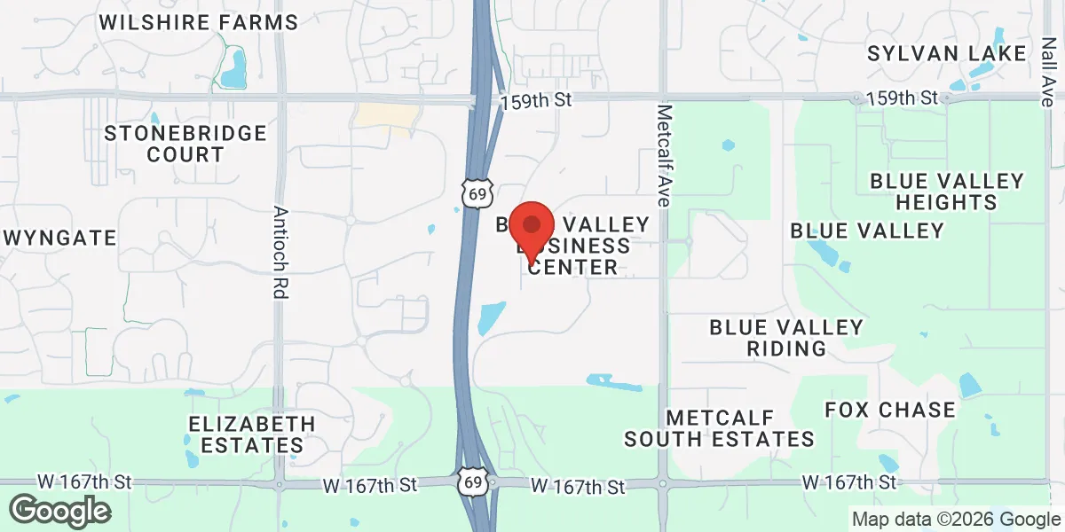 Map showing Midwest Hormone Centers location
