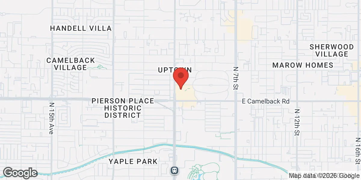 Map showing Identity Hormones and Healthcare location