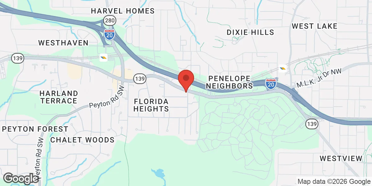 Map showing Men's Health and Wellness Center location