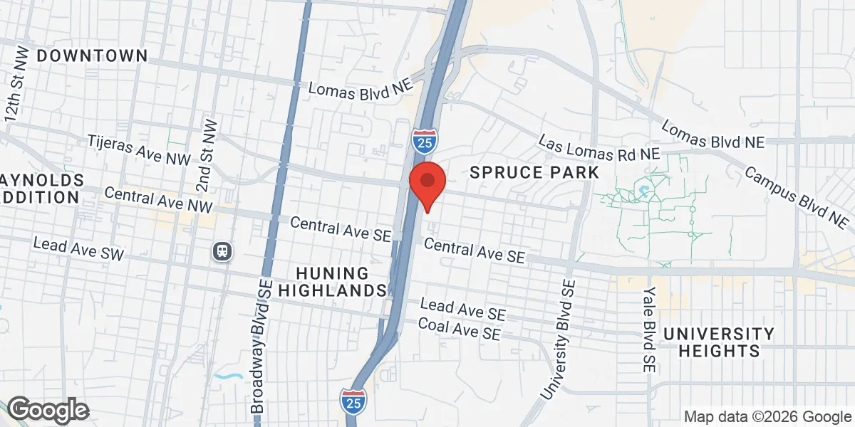 Map showing Reform ABQ location