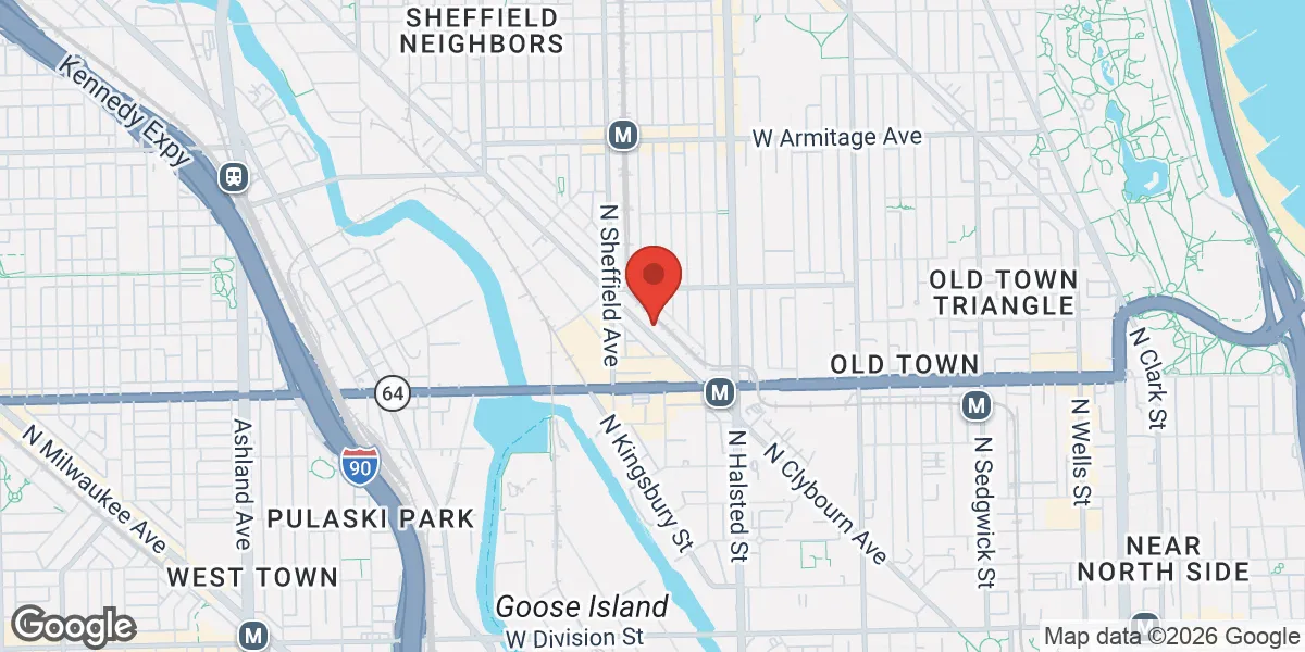 Map showing Ageless Men's Health location