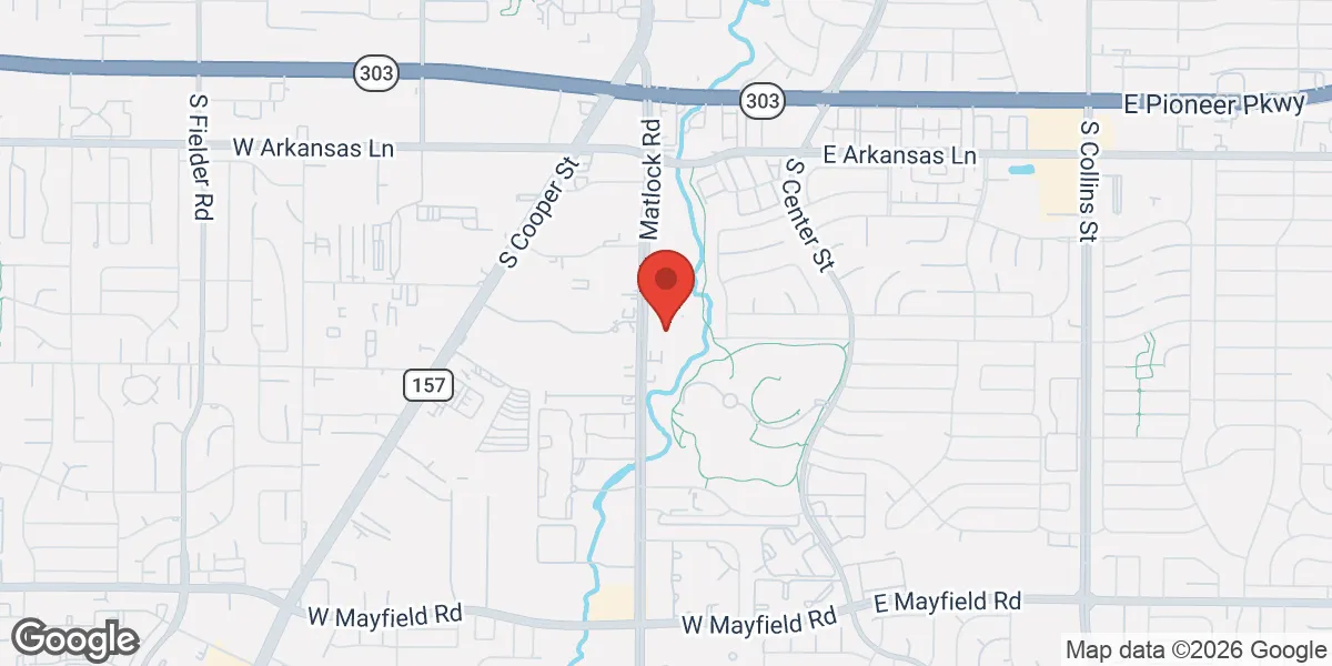 Map showing Low T Center Arlington | Men's Health & TRT Clinic location