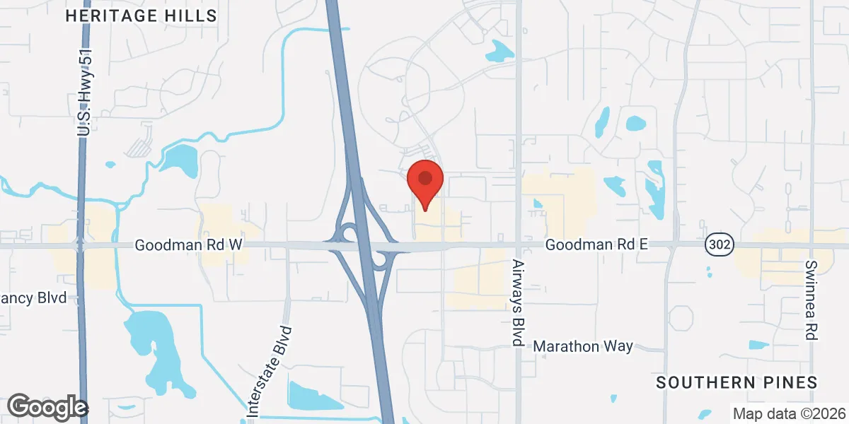 Map showing Ageless Men's Health location